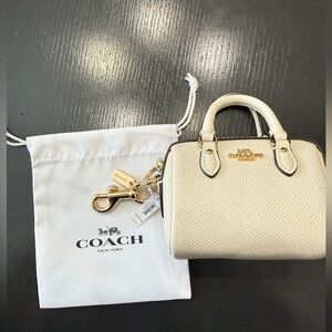 COACH Mini Rowan Satchel Bag
Charm -NWT